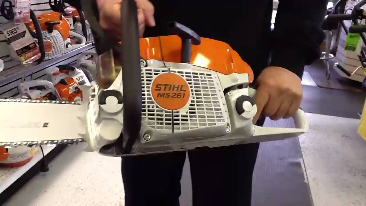 STIHL MS 261 C-Q Chainsaw Toronto, Ontario - YouTube