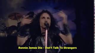 RONNIE JAMES DIO - DON'T TALK TO STRANGERS [LEGENDADO]