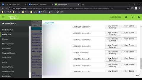 Copying Scores From Another Class in IC
