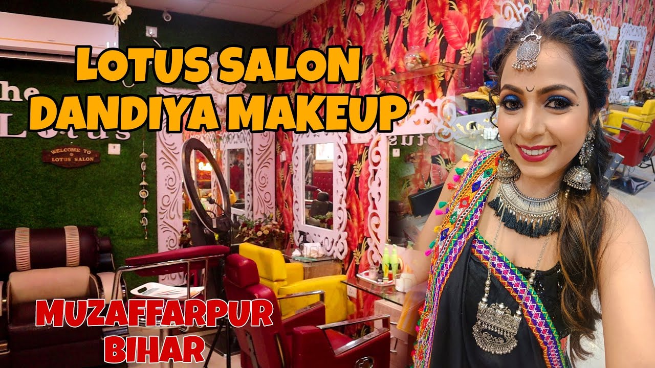 Dandiya Makeup At Lotus Salon Muzaffarpur Bihar Alice Swift Vlogs YouTube