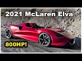 La mclaren elva de 2 millions de dollars est une voiture canam homologue pour la route de 800 chevaux sans parebrise  une prise