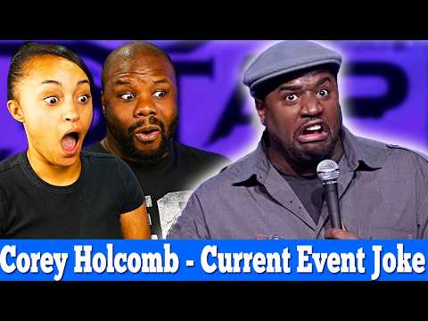SHE WASN'T READY! Corey Holcomb - I Gotta do Current Event Joke I Guess Reaction