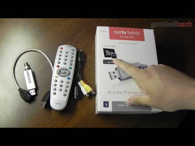 Krudt bølge forholdsord Elgato eyeTV Hybrid USB TV Tuner review - YouTube