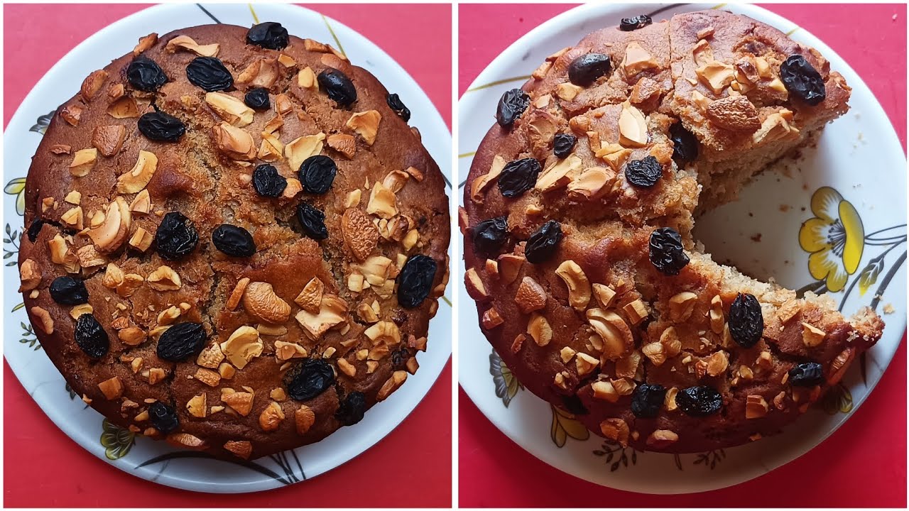 Banana cake recipe (no egg, no maida) how to make eggless banana cake