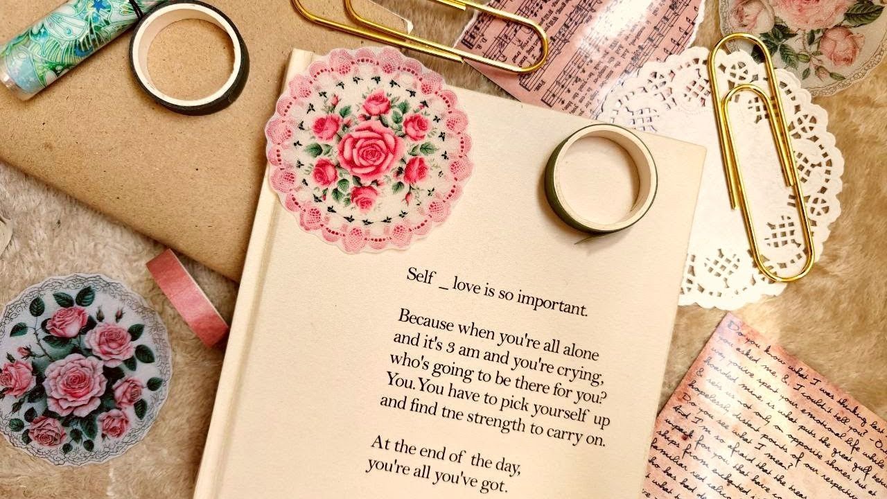 ASMR Journaling & Scrapbooking | Relaxing Paper Sounds for Sleep & Anxiety | No Talking)