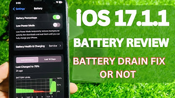 iOS 17.1.1 Battery Review !! iOS 17.1.1 battery drain or not ? Should you update your iPhone