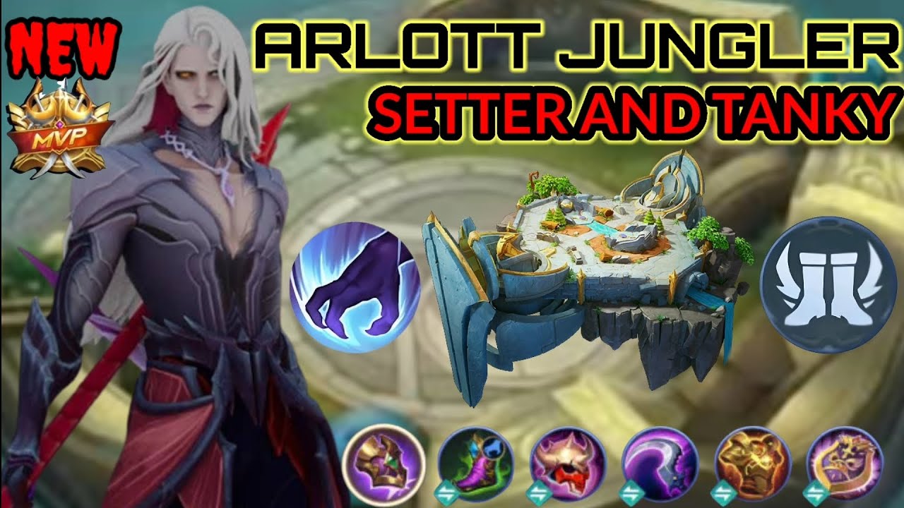 Arlott Jungler Gameplay~ Setter And Tanky Core 
