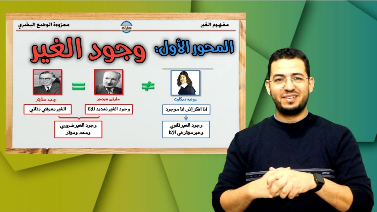 مفهوم الغير || المحور الأول: وجود الغير  #الفلسفة #الامتحان_الوطني