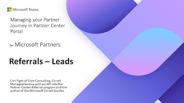 Part 5-2: Referrals - Leads