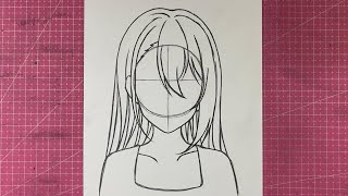 Cara Menggambar Rambut Anime Cewek Dengan Mudah Untuk Pemula
