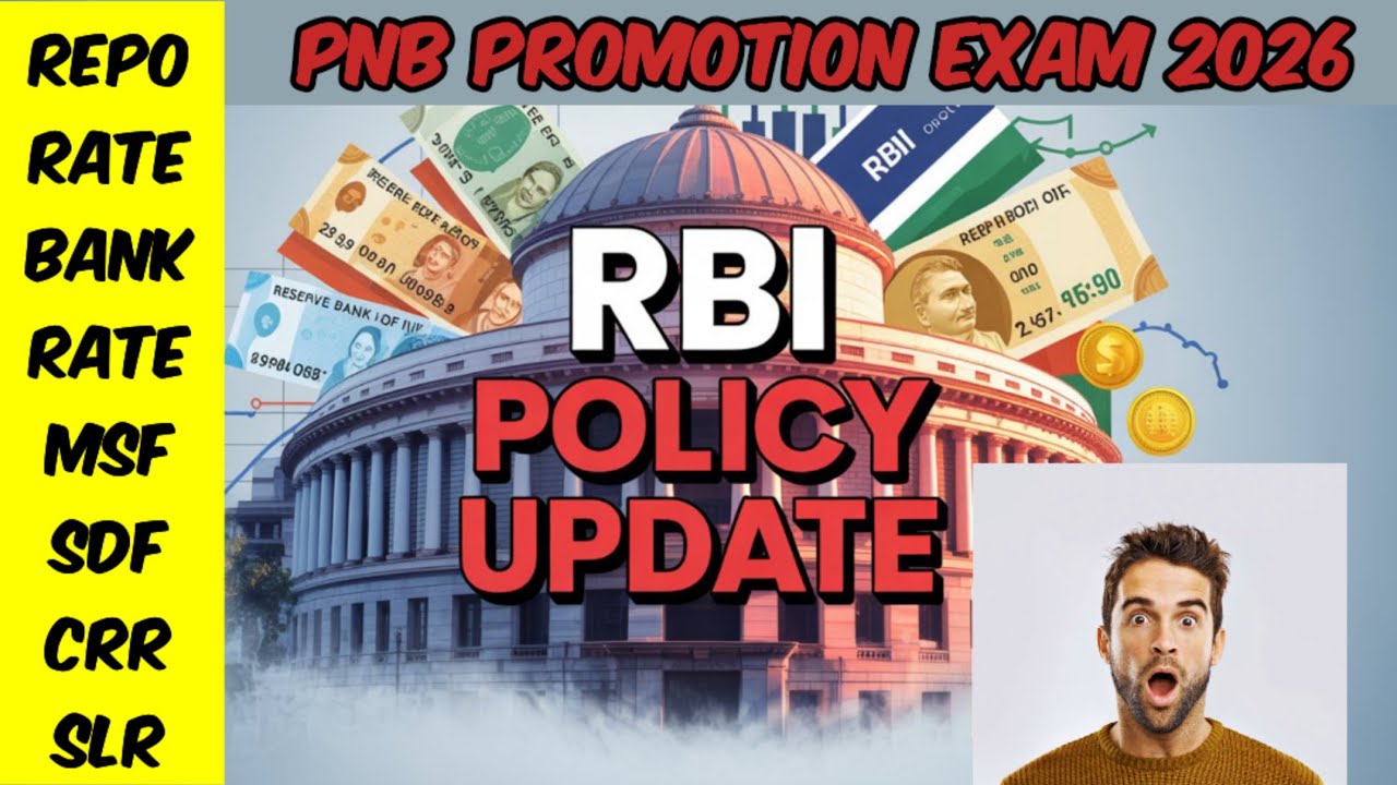 RBI Policy rate changed| Bank rate| SDF | MSF | CRR | Reverse repo rate |SLR | NDTL |inflation|😱😱
