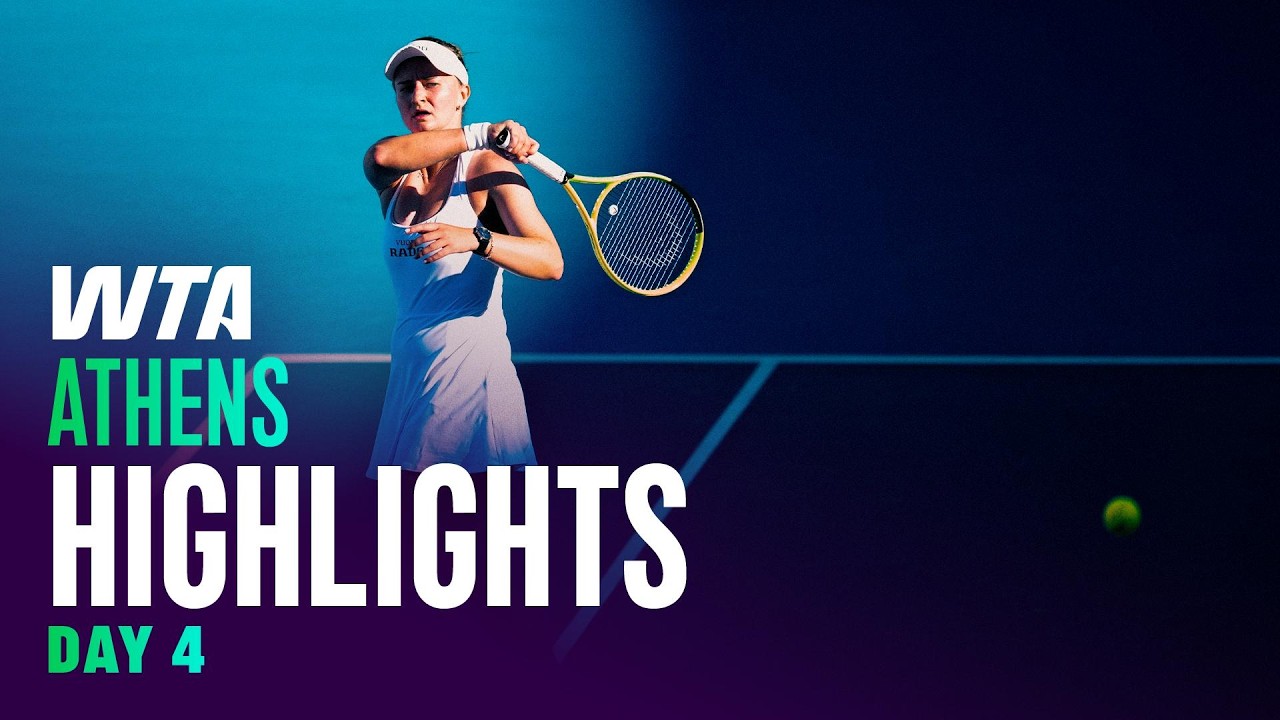 Day 4 in Athens featuring Tauson, Krejcikova & more | WTA Match Highlights
