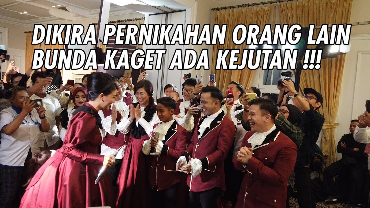 The Onsu Family - Dikira Pernikahan Orang Lain, Bunda Kaget Ada Kejutan !!!