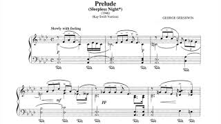 George Gershwin: Prelude "Sleepless Night"  for piano (Kay Swift Version)