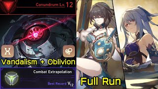 Conundrum Lv.12 Vandalism + Oblivion Combat Extrapolation Dice Jingliu | Remembrance Path