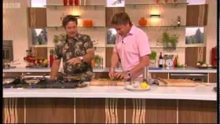 Halibut with Chorizo & Butter Beans part 2 - Saturday Kitchen - BBC