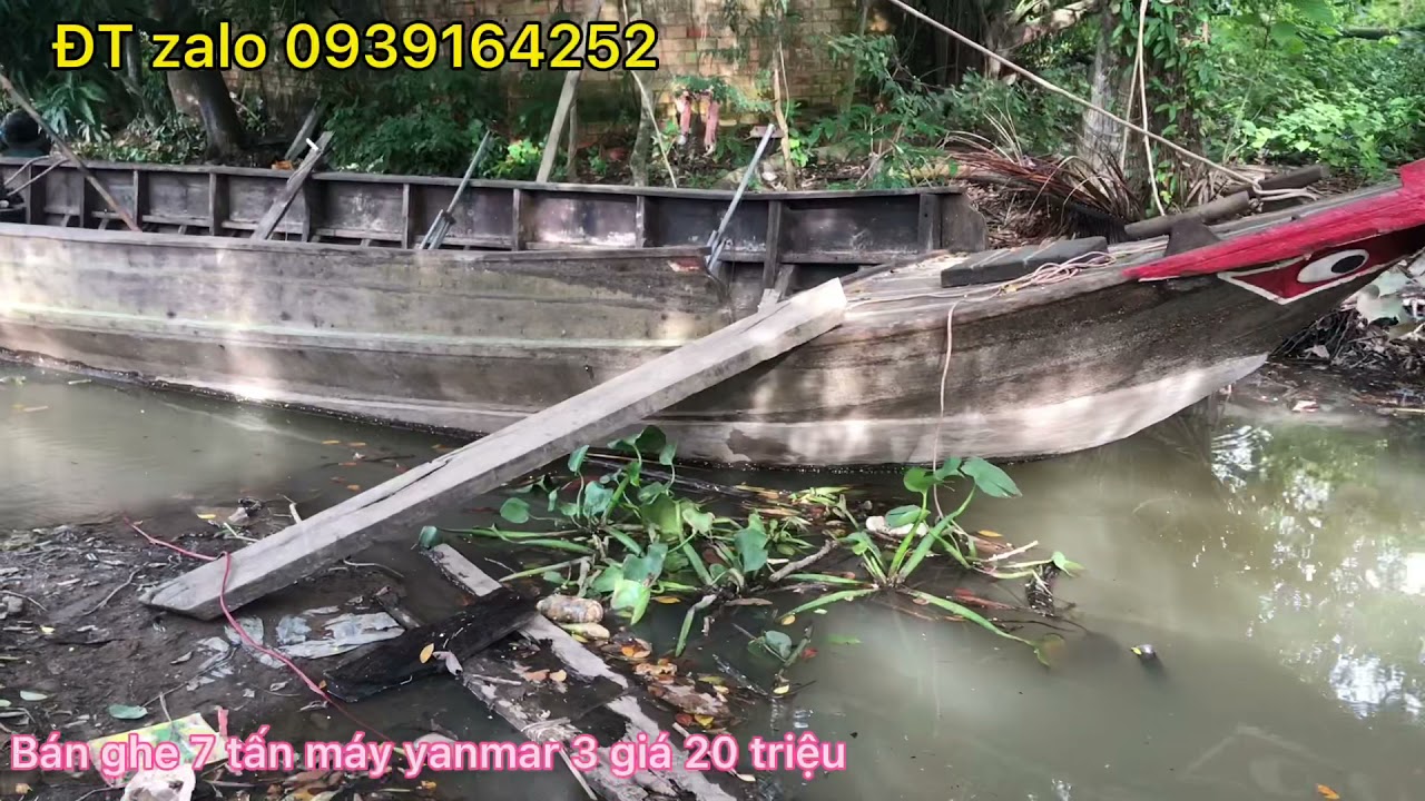 Bán ghe 7 tấn sao núi máy yanmar 3 giá rẻ 20 triệu.0939164252 zalo