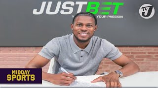 Reggae Boyz Blake becomes Justbet Ambassador | TVJ Midday Sports News