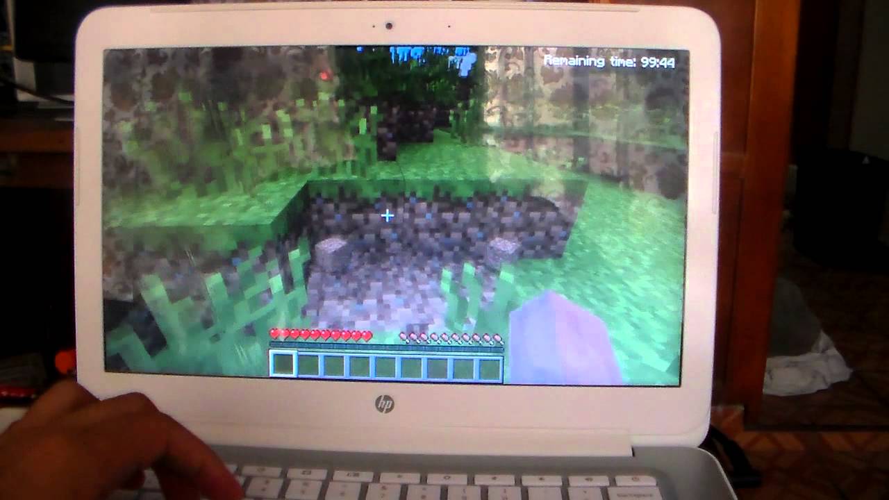 Minecraft running on a Chromebook! - YouTube