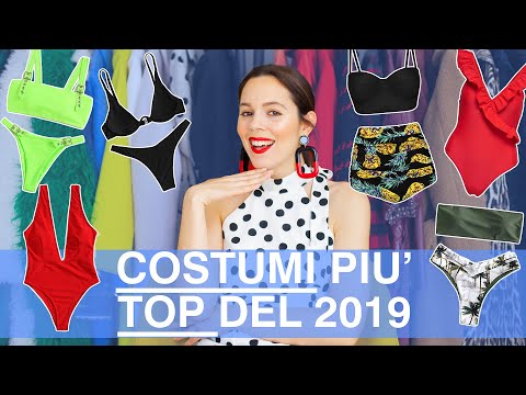 Video: Costumi da bagno 2019 - tendenze moda