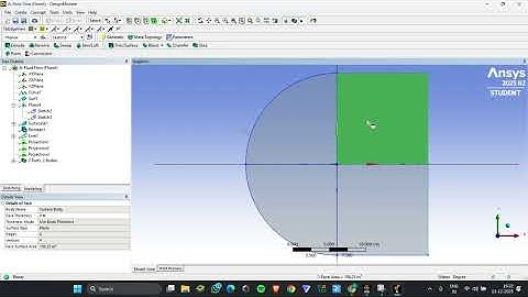 Modeling of 2D viscous flow over symmetrical airfoil and plotting of pressure distribution