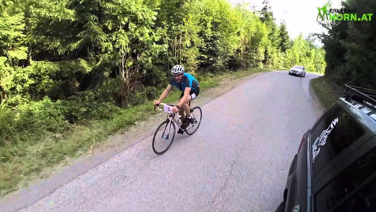 Bergsprint Papstwarte - Ganz Horn fährt Rad