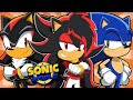 Sonic and Shadow Meet FEMALE SHADOW | Shadie Plays Sonic world (FT Sonica & Tailsko)