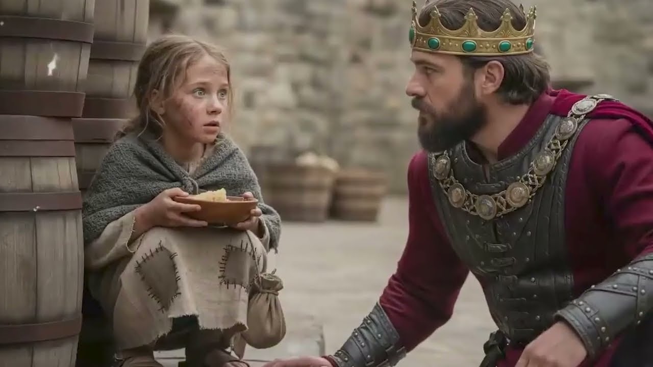 The Alpha King Found an Omega Maid’s Daughter Hiding to Eat Scraps — His Reaction Shocked the Pac