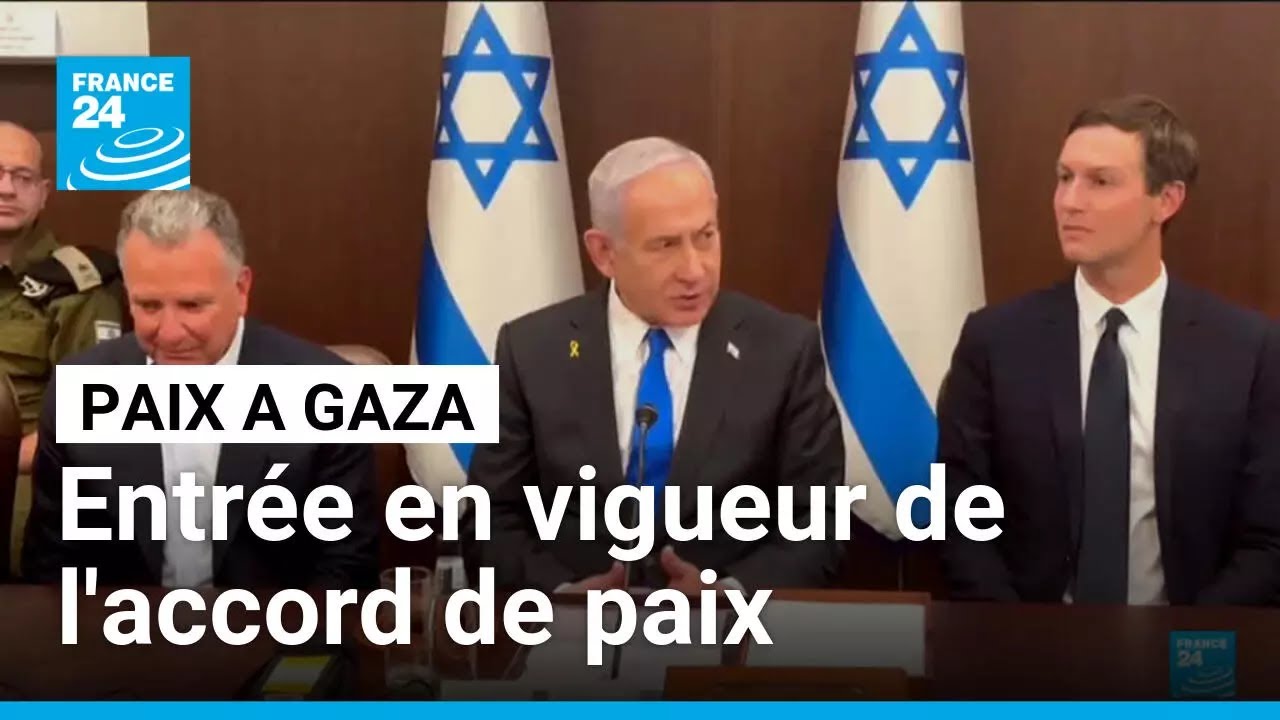Gaza : entrée en vigueur de l'accord de cessez-le-feu entre Israël et le Hamas • FRANCE 24