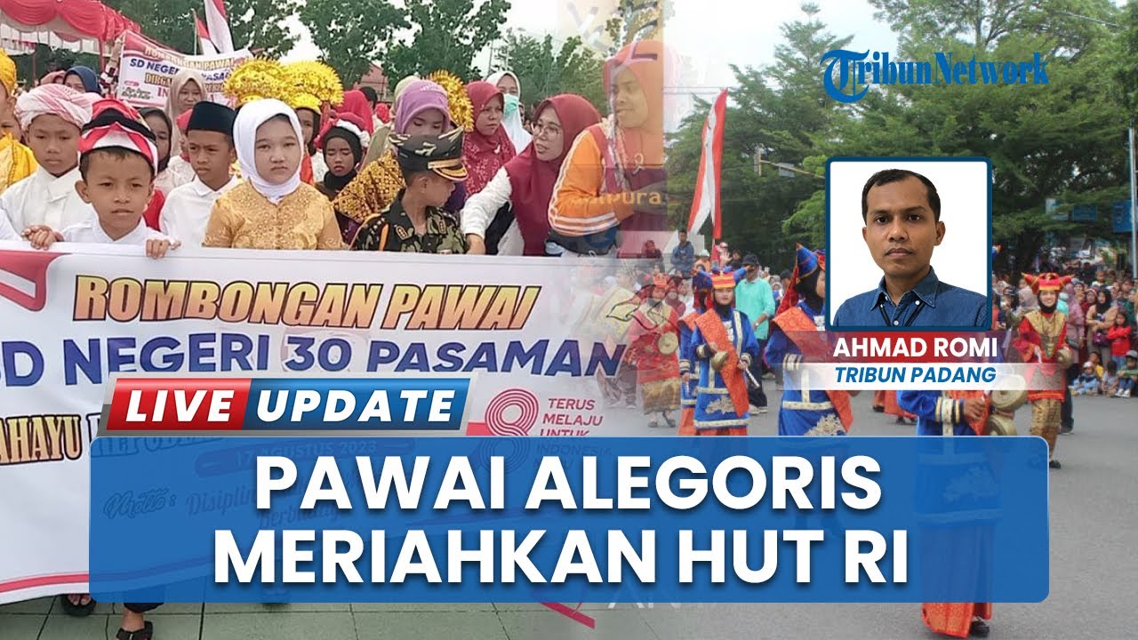 Pawai Alegoris Meriahkan HUT ke-80 RI di Pasaman Barat, Ribuan Pelajar Tumbuhkan Rasa Nasionalisme