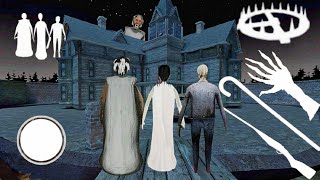 おばあちゃん、おじいちゃん、スレンドリーナ、スパイダーアンジェリーナとしてプレイする「Granny 3」| おばあちゃんゲームの新しいモードメニュー screenshot 2