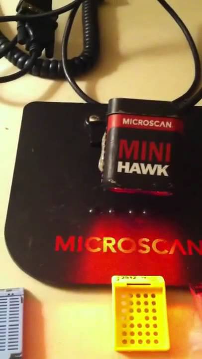 Microscan MINI Hawk Imager Reads 2D Marks on Different Colored Cartridges