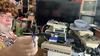 Commodore 64 Basket Case Computer Disk Drive 1541 Cables 6502 SID Chip C64 C-64 Games - Episode 3930