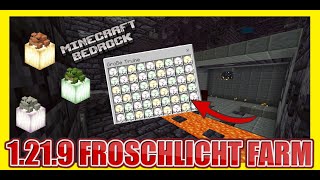 NEUE BESTE 1.21 AUTOMATISCHE FROSCHLICHT FARM in Minecraft Bedrock | Deutsch Tutorial