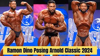 Ramon Dino Posing Arnold Classic 2024