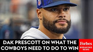 Dak Prescott On What The Cowboys Need To Do Ahead Of Draft Day