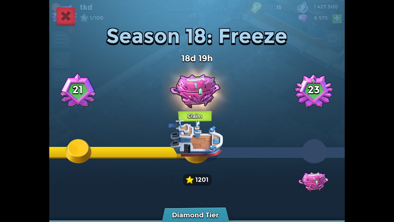 Boombeach warship season 18 rank 22 5ER