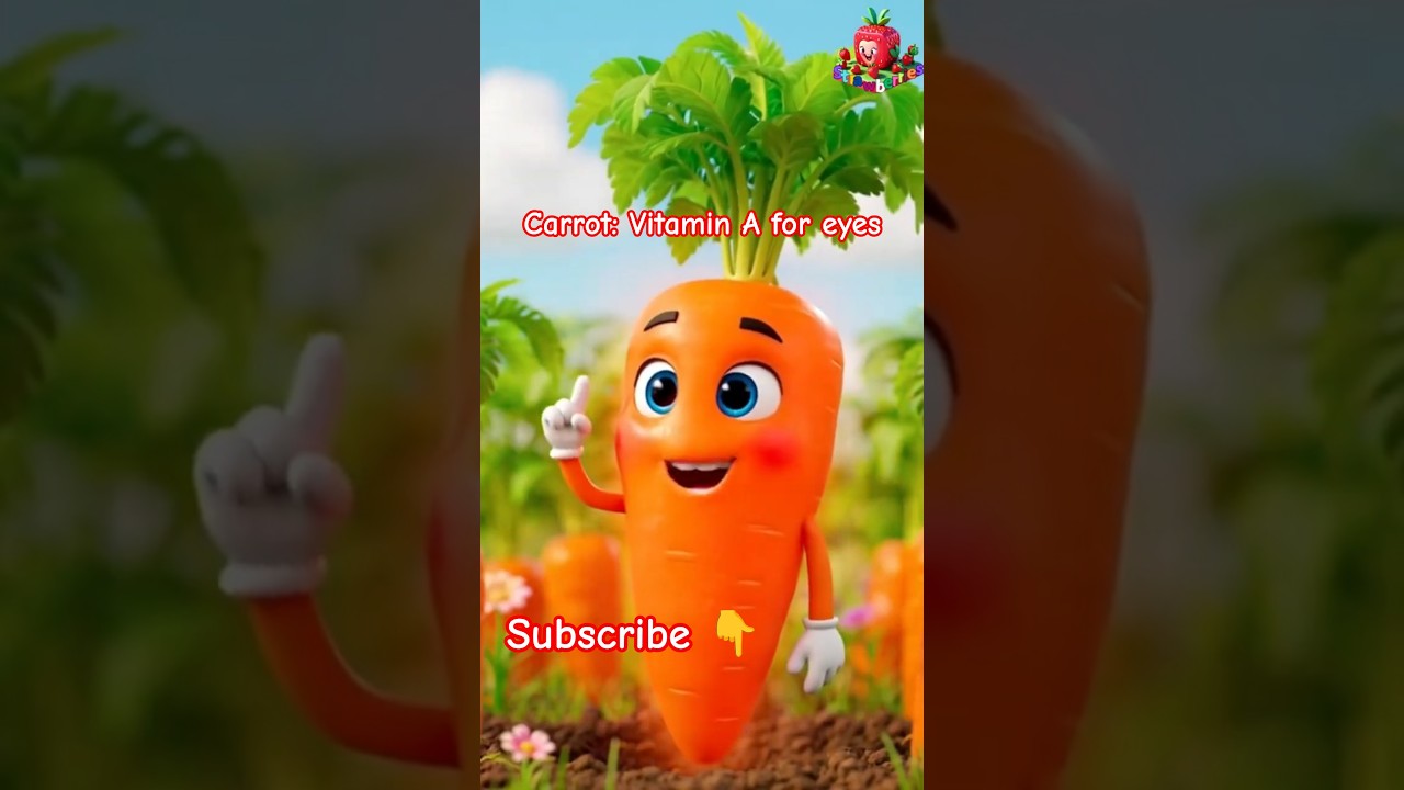 Vegetables & Their Health Benefits 🥦 | Kids Cartoon Learning Video | Healthy Eating