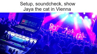 What we do in the shadows | Set up, Soundcheck, Show with JAYA THE CAT in Vienna March24 #tourensohn