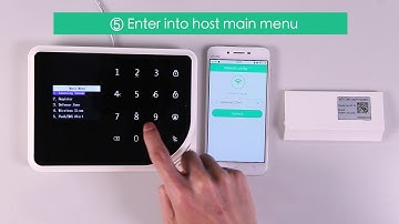 Add Alarm Host to Mobile APP and Connect WIFI for the Golden Security GSM WIFI alarm system GS-S5