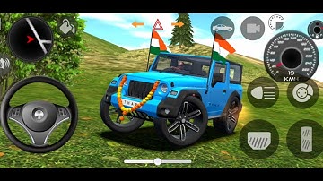 Dollar (Song) Modified Mahindra Thar || Indian Cars Simulator 3D Game || Android Gameplay