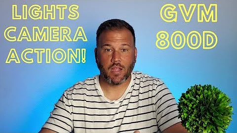 GVM 800D - LED video light - First impressions.
