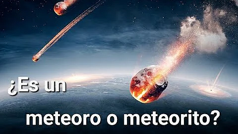 ¿Qué diferencia existe entre estrellas fugaces y lluvia de meteoritos?