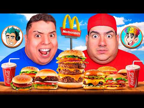 EATING 100 BURGERS WITH DONATO AND JEANKI * VERY EXPENSIVE * THE MOST DELICIOUS IN THE WORLD !!!