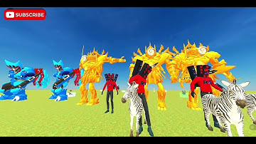 Nextbots In Playground Mod 4.2.3 Zoochosis vs Zoonomaly 2,New Gold Titan vs Huggy Wuggy Zombies