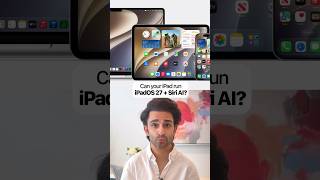 Which iPads get iPadOS 27 & NEW Siri AI? 😬 #apple #ipados27 #ipad #siri #ai #ipadair #ipadpro