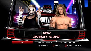 WWE SmackDown VS Raw 2010 PS3 - Jeff Hardy VS Edge [2K][mClassic]