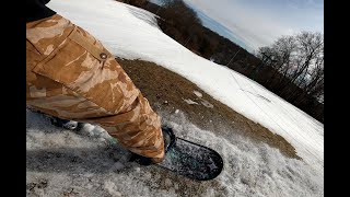 AFTON ALPS the Last Days of 2020 SPRING Snowboarding
