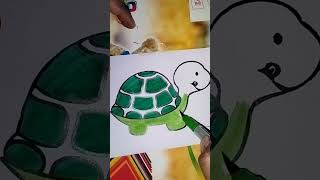 Tortoise colouring art #shorts #artwork #viralshort #shortvideo #trending #viral #viralvideo