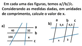 List of exercises on Thales' Theorem - 1